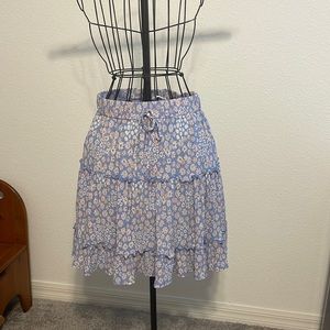 Blue daisy skirt